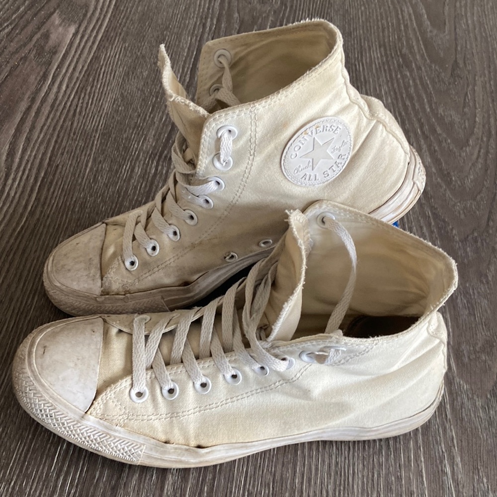 Men’s White Converse Allstar High Top 8.5